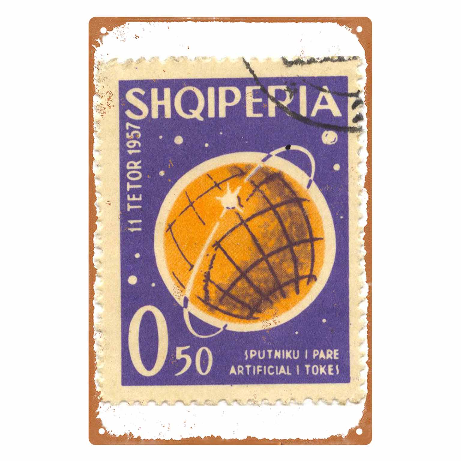 Collectible Vintage Postage Stamps - 2D FLAT 1 unidade Selo Postal