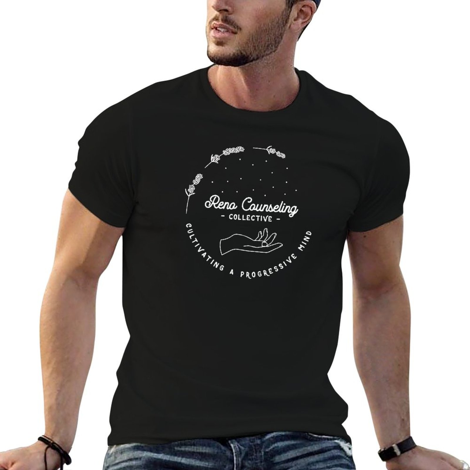 Collectible Vintage T Shirts - Camiseta Reno Counseling Collective com estampa