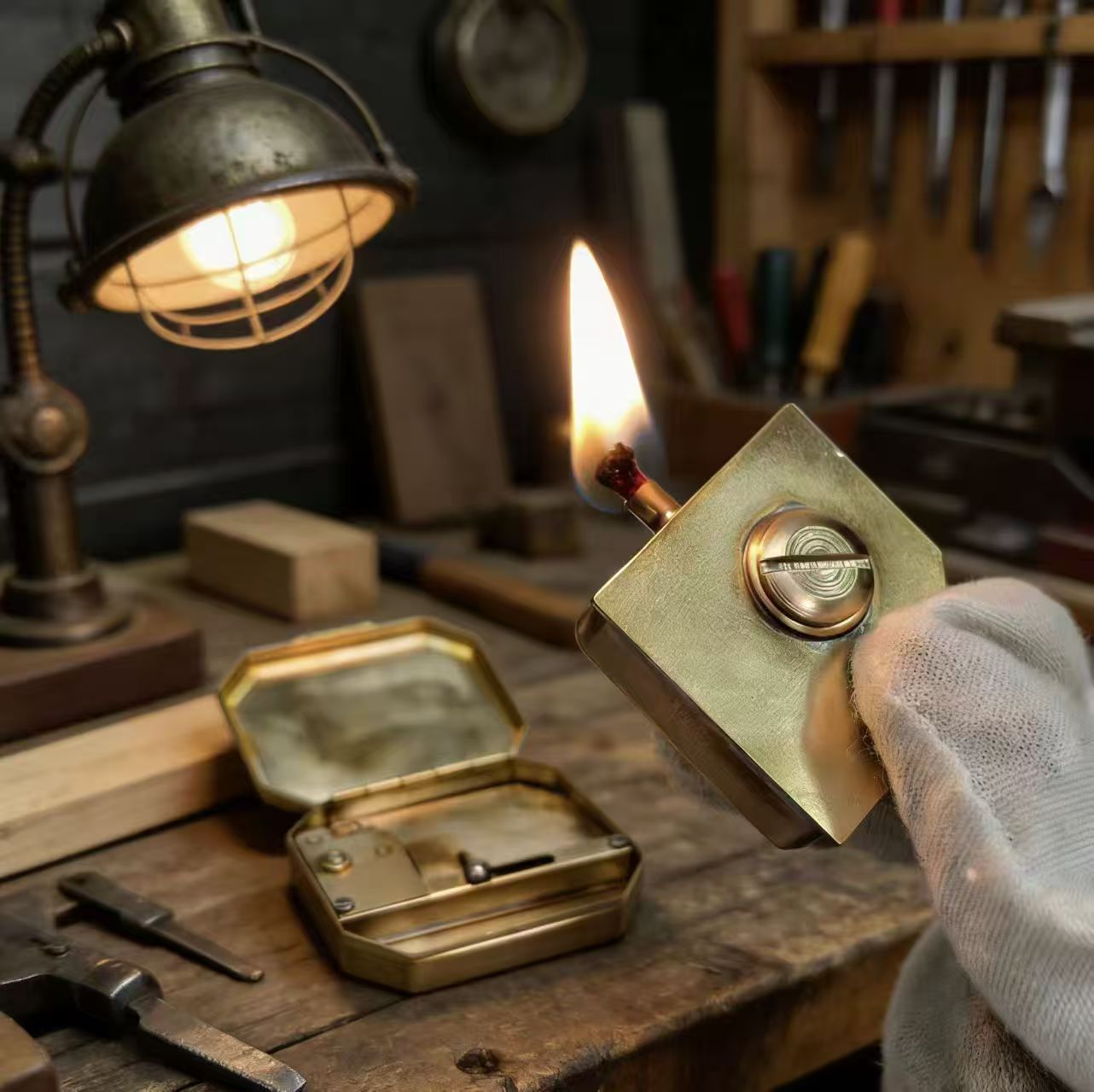 Isqueiro Vintage de Cobre Puro - Vintage Collectible Lighters avaliação e preço