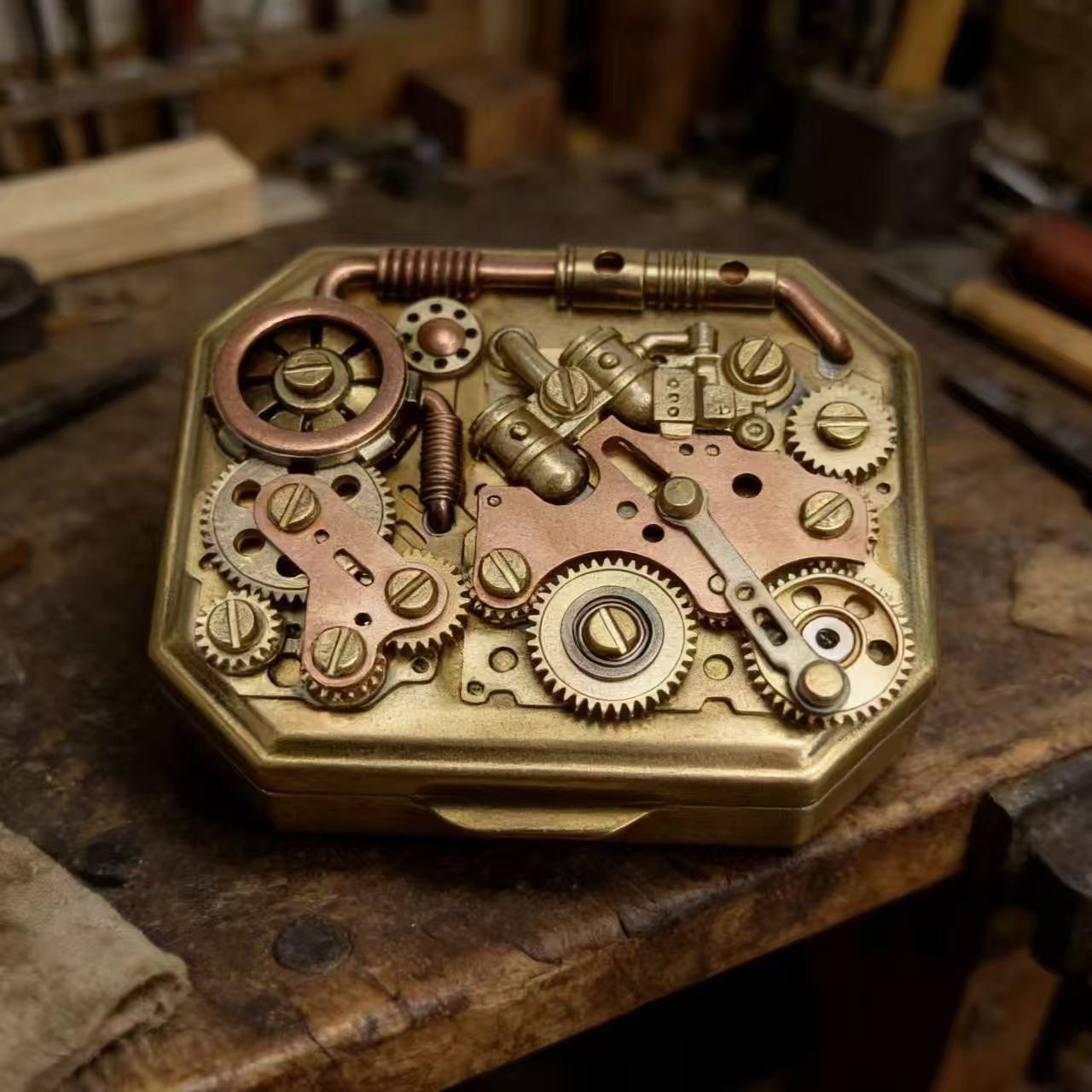 Isqueiro Vintage de Cobre Puro - Vintage Collectible Lighters avaliação e preço