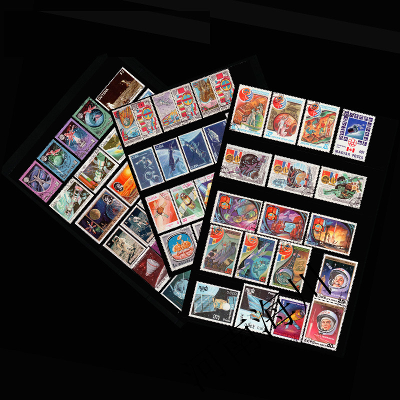 100 Selos Postais Diferentes d - Collectible Vintage Postage Stamps avaliação e preço