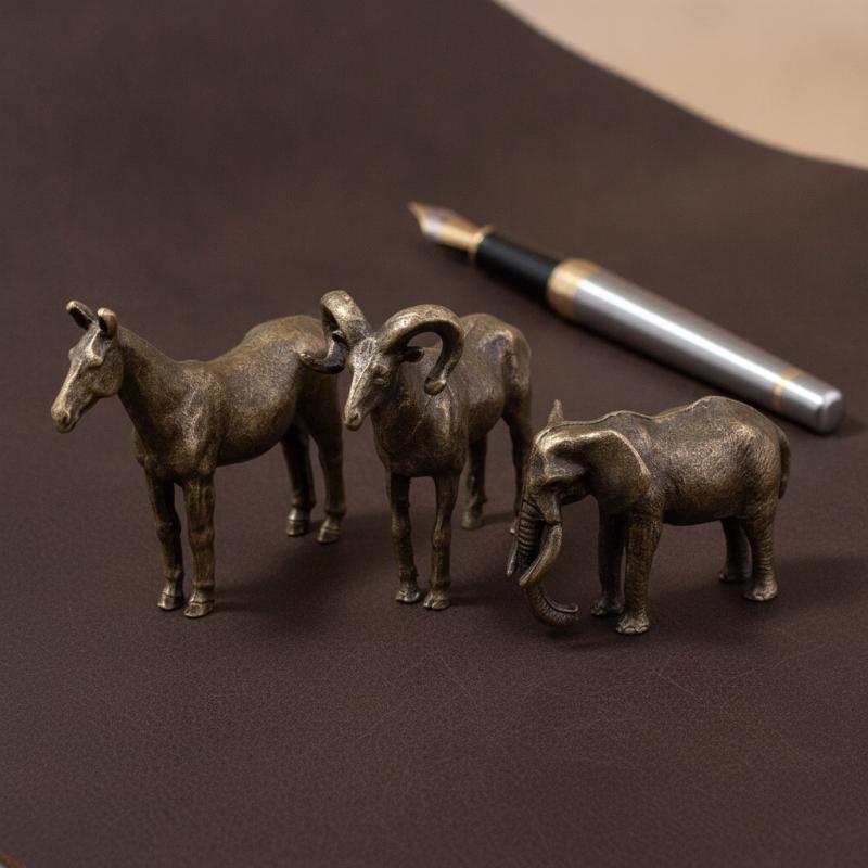 Figuras de Animais em Latão Só - Vintage Collectibles Store avaliação e preço