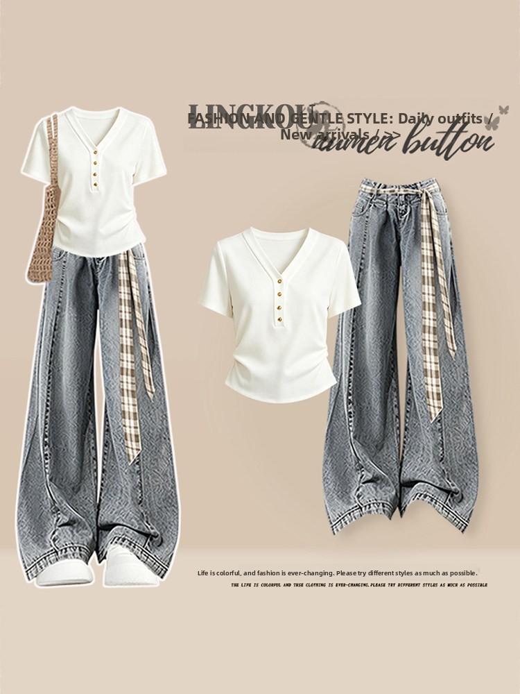 Conjunto Feminino Casual Estil - Collectible Vintage T Shirts avaliação e preço