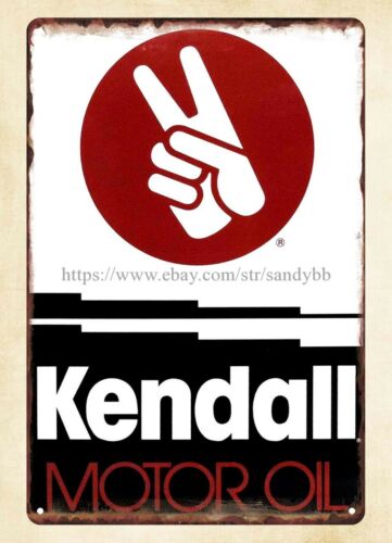 Placa de metal Kendall Motor O - Vintage Collectibles Store avaliação e preço
