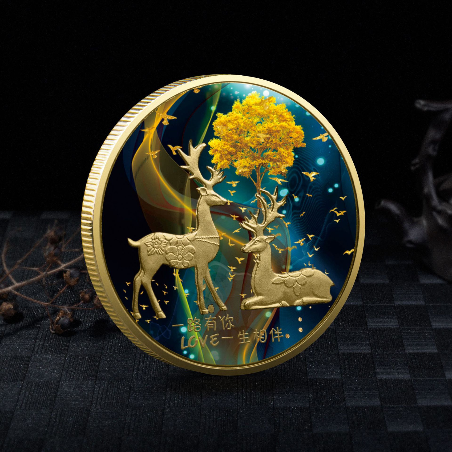 Moedas de veado colecionáveis  - Vintage Collectible Coins avaliação e preço